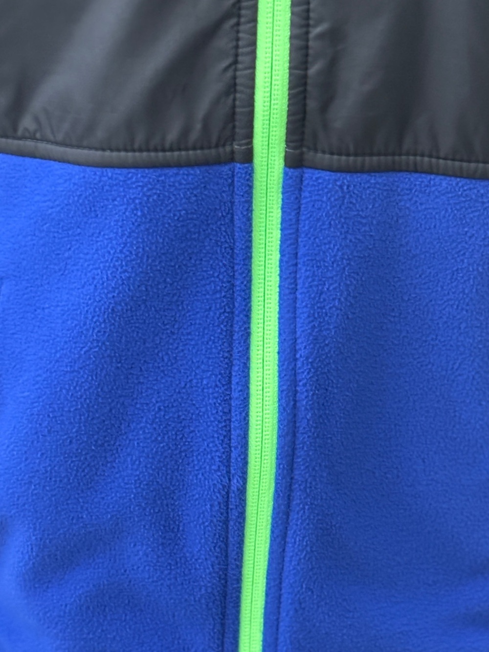 The North Face Boys Denali Fleece Jacket Blue Black Full Zip L 14/16 - Picture 6 of 9